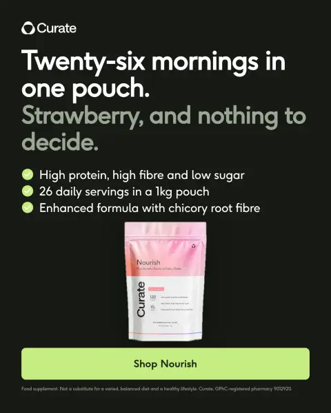 Curate Health ad: Smarter Support for Smaller Meals