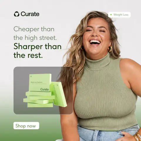 Curate Health ad: WELCOME35 for £35 Off