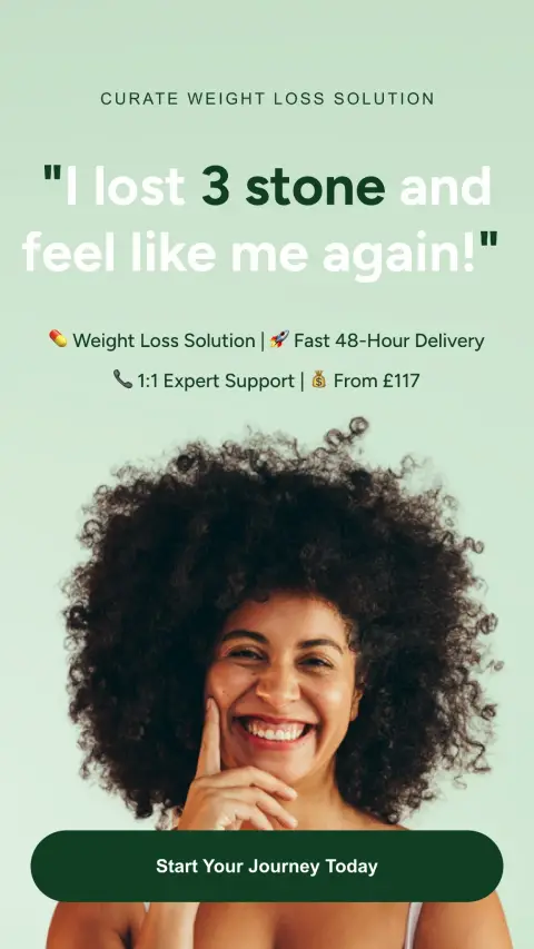 Curate Health ad: Start Your Journey Today!