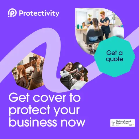 Protectivity ad: Hairdresser & Barber Insurance | Protectivity