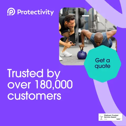 Protectivity ad: Personal Trainer Insurance