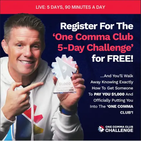 ClickFunnels ad: Click To Claim The Lifetime Deal!