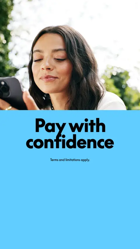 PayPal ad: Pay with confidence