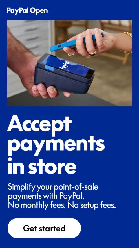 PayPal ad: Simple tools. One system. Full control.