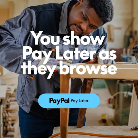 PayPal ad: Convert with PayPal Pay Later