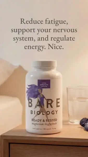 Bare Biology ad: Ready when you are.